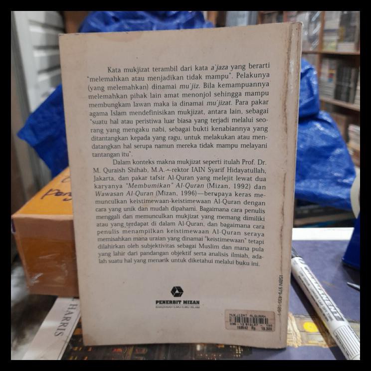 Buku Religi/Buku Spiritual Mukjizat Alquran M.Quraish Shihab
