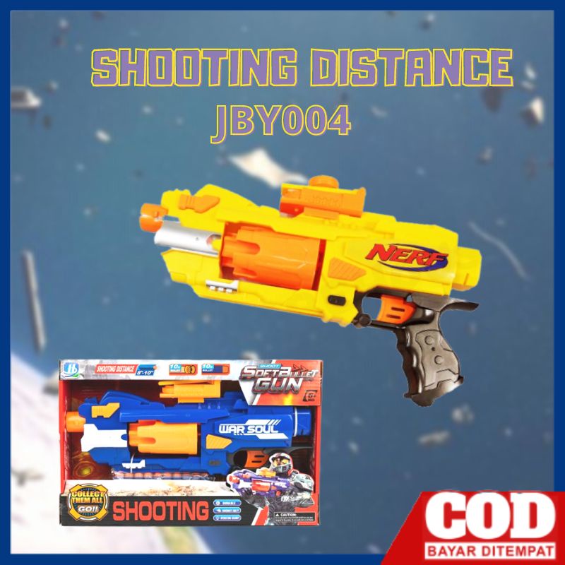 SHOOTING DISTANCE JBY004 Disruptor Nstrike Elite Gun Pistol Blaster And Strike Surgefire Hasbro Nerf