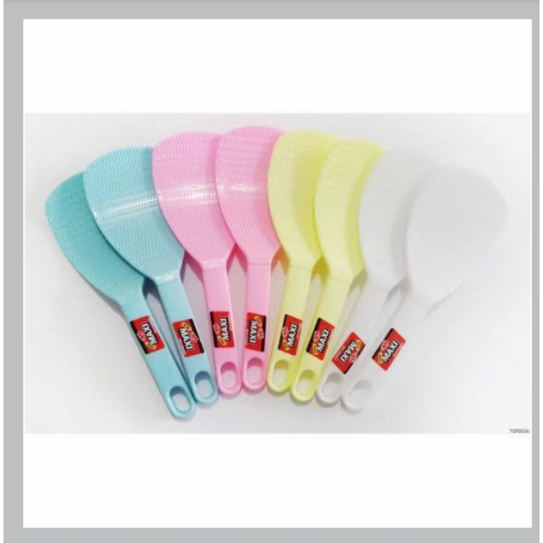 TEMPAT CENTONG NASI PLASTIK/SENDOK NASI/CUKIL NASI PLASTIK