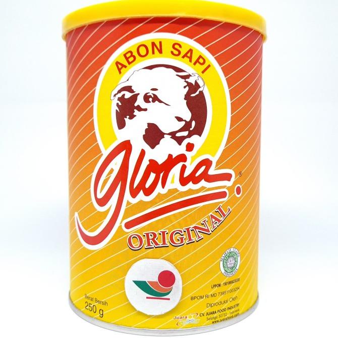 

*#*#*#*#] GLORIA ABON SAPI ORIGINAL KLG 250gr | KEMASAN KALENG ASLI SALATIGA ORI