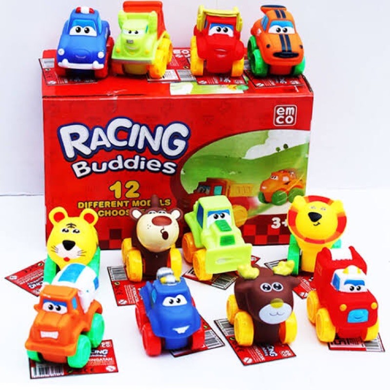 MAINAN MOBIL EMCO RACING BUDDIES ASSORTMENT - LUCU DAN BISA PILIH VARIAN