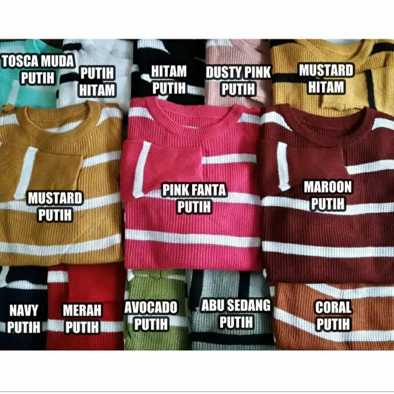 SWEATER ROUNDHAND RAJUT WANITA/SWEATER RAJUT KOREA