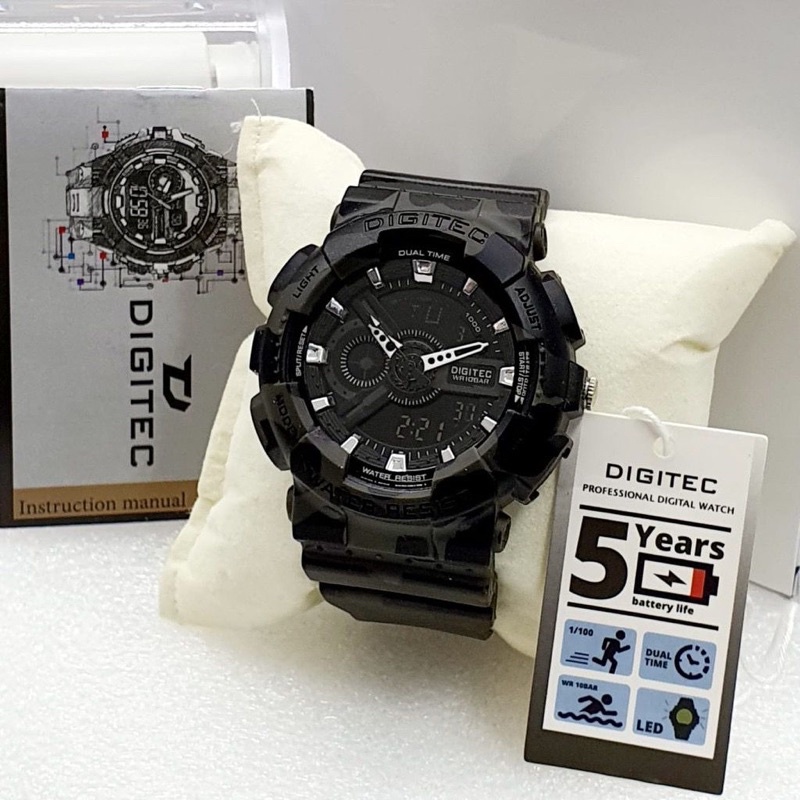 Digitec 2077 / DG 2077 Original Jam Tangan Pria Digitec 2077 motif Loreng Doreng