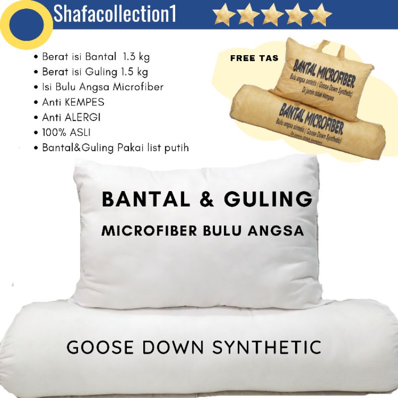 [PROMO] BANTAL &amp; GULING Microfiber BULU ANGSA SINTETIS