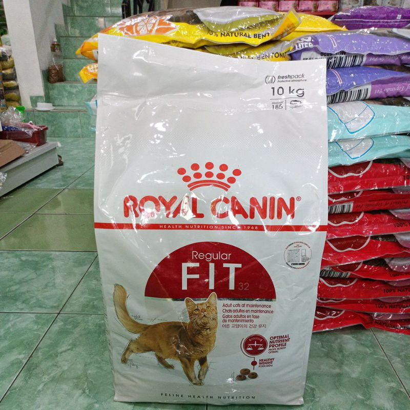 Grab/Gojek Makanan kucing Royal Canin fit 32 kemasan 10kg Freshpack/ Rc fitt/ Royal canin