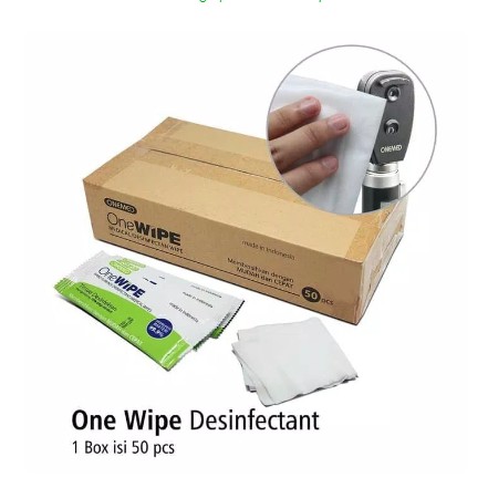 One Wipe Box isi 50 pcs Tissue Desinfektan OneMed OJ