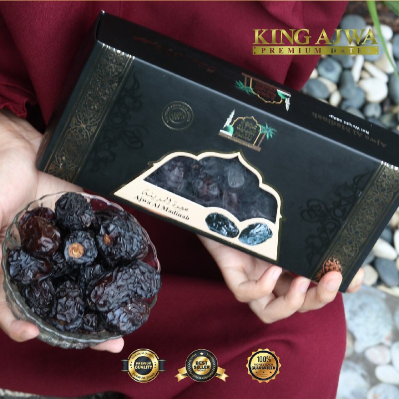 

Grosir Kurma King Ajwa Premium Dates VIP 500 Gram Spesial Terbaik