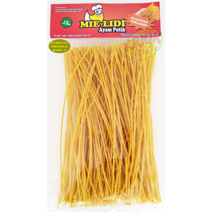 

Instant-Camilan- Cemilan Tradisional Mie Lidi Ayam Putih Rasa Asin -Camilan-Instant.