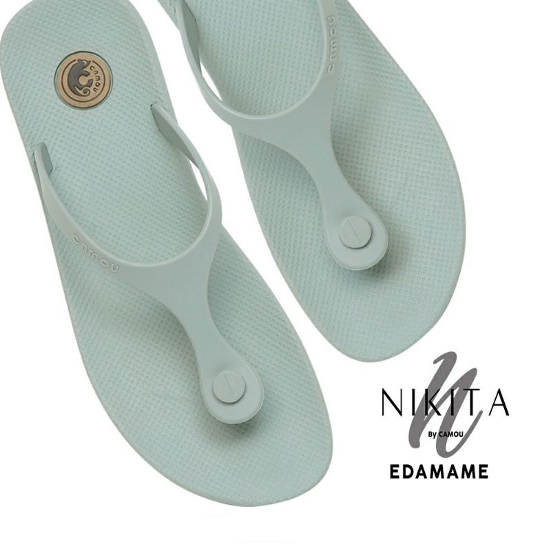 Sandal Tali Wanita Camou art. Nikita Edamame