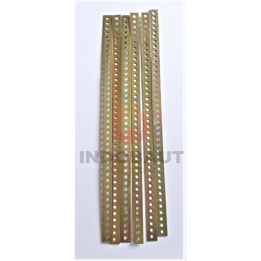 Plat Bolong / Plat Bracket / Braket Besi Kuning 50 cm