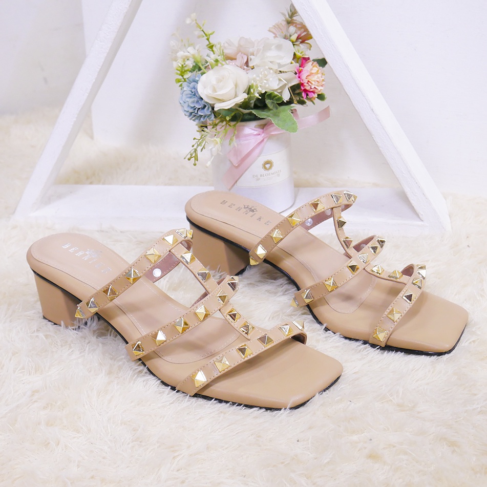 Bernx's Shoes -  Ariel Sandal Wanita Heels Pesta Hak 5 cm