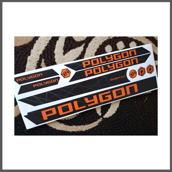 Decal Frame Polygon Siskiu D5  dan Siskiu D7 2019  Sticker Frame Siskiu D7 2019