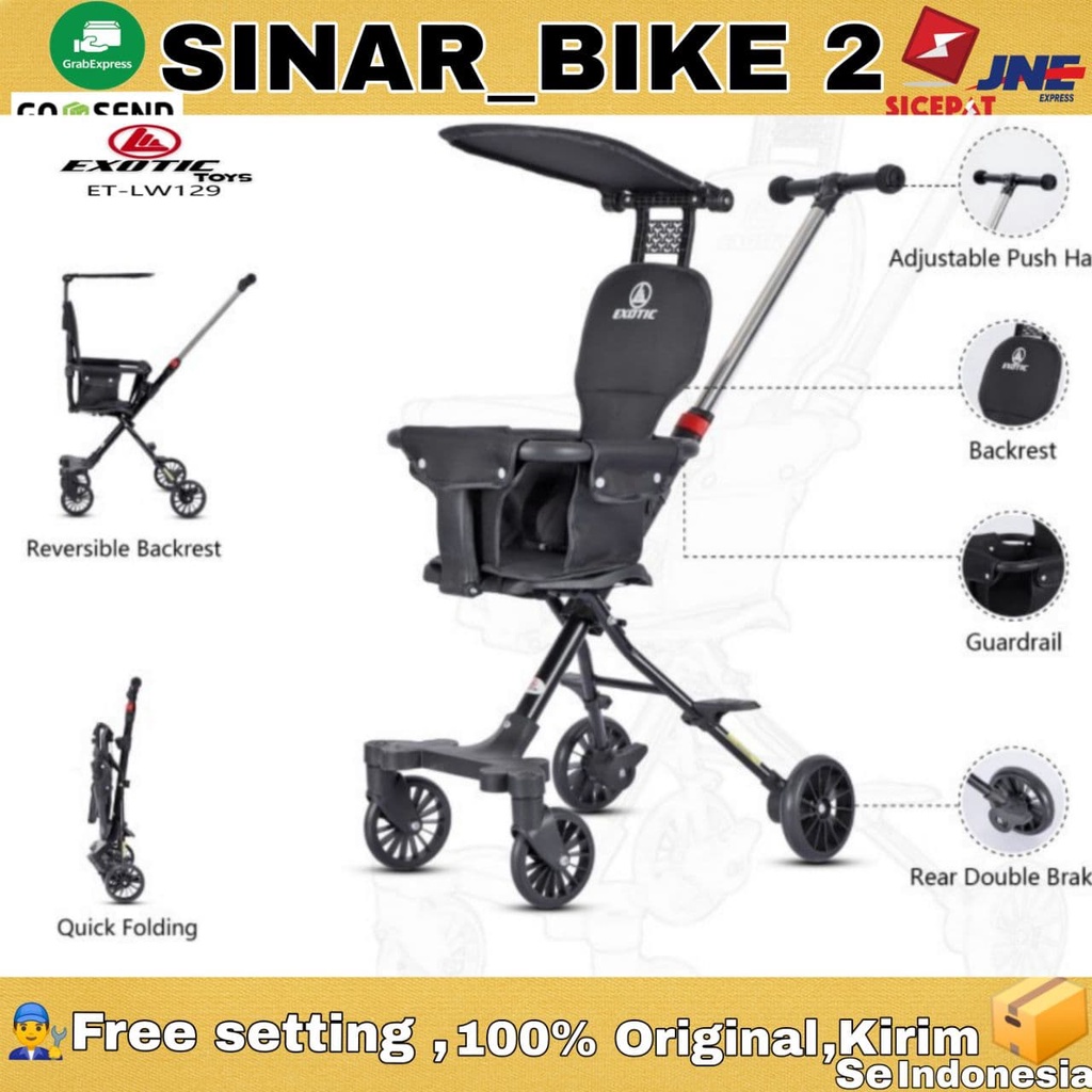 Magic Stroller Exotic  LW-999-1 ,129 Kereta Dorong Bayi Pakai Kanopi