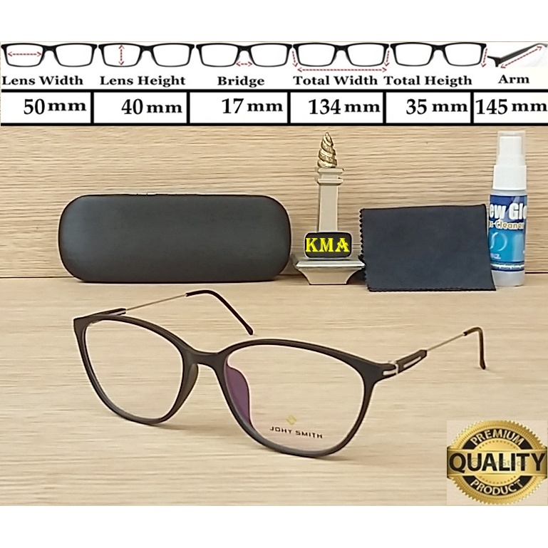 1004. Frame kacamata lensa minus kacamata korea minus cat eye