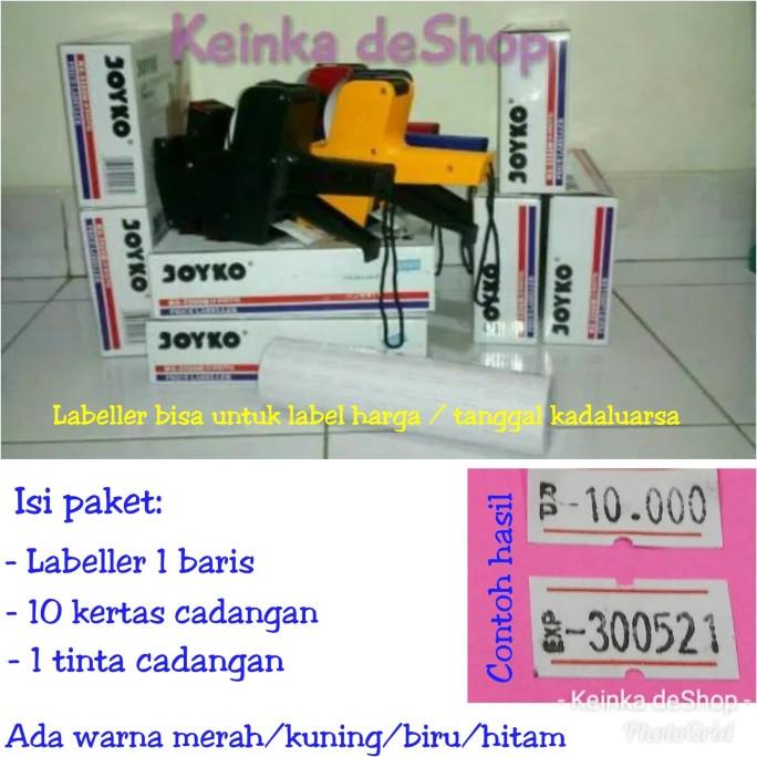 

[BISA COD] PAKET alat cetak label harga merk bandrol price labeller+10 kertas isi