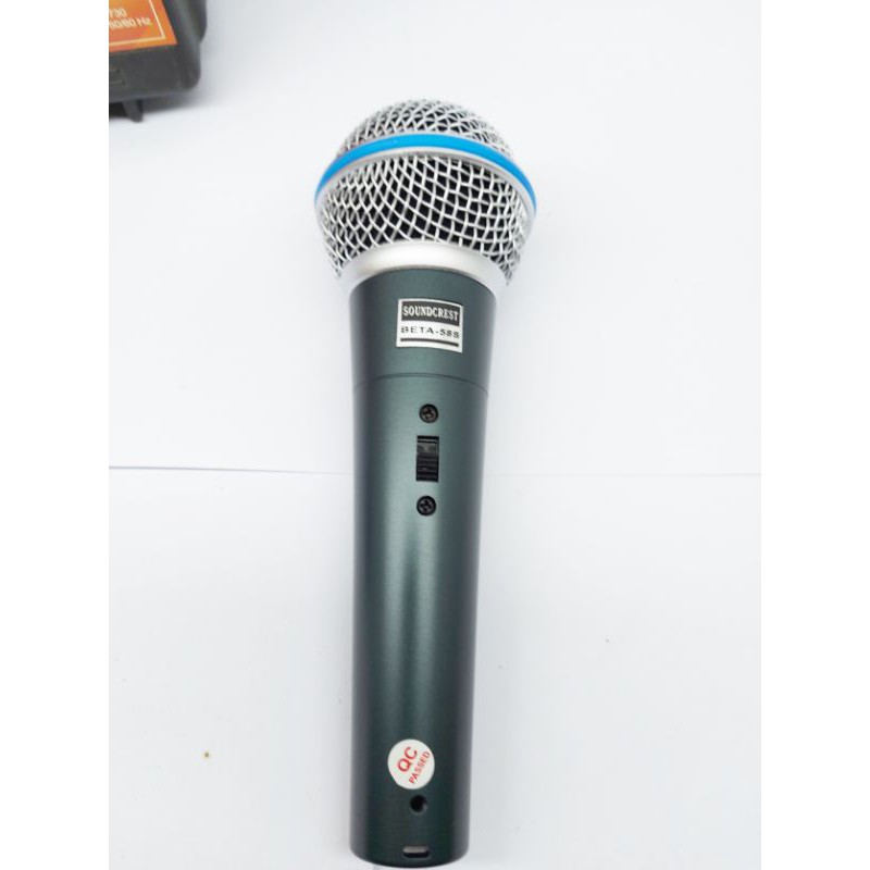 Mic Vocal SOUNDCREST BETA-58S plus Switch Koper