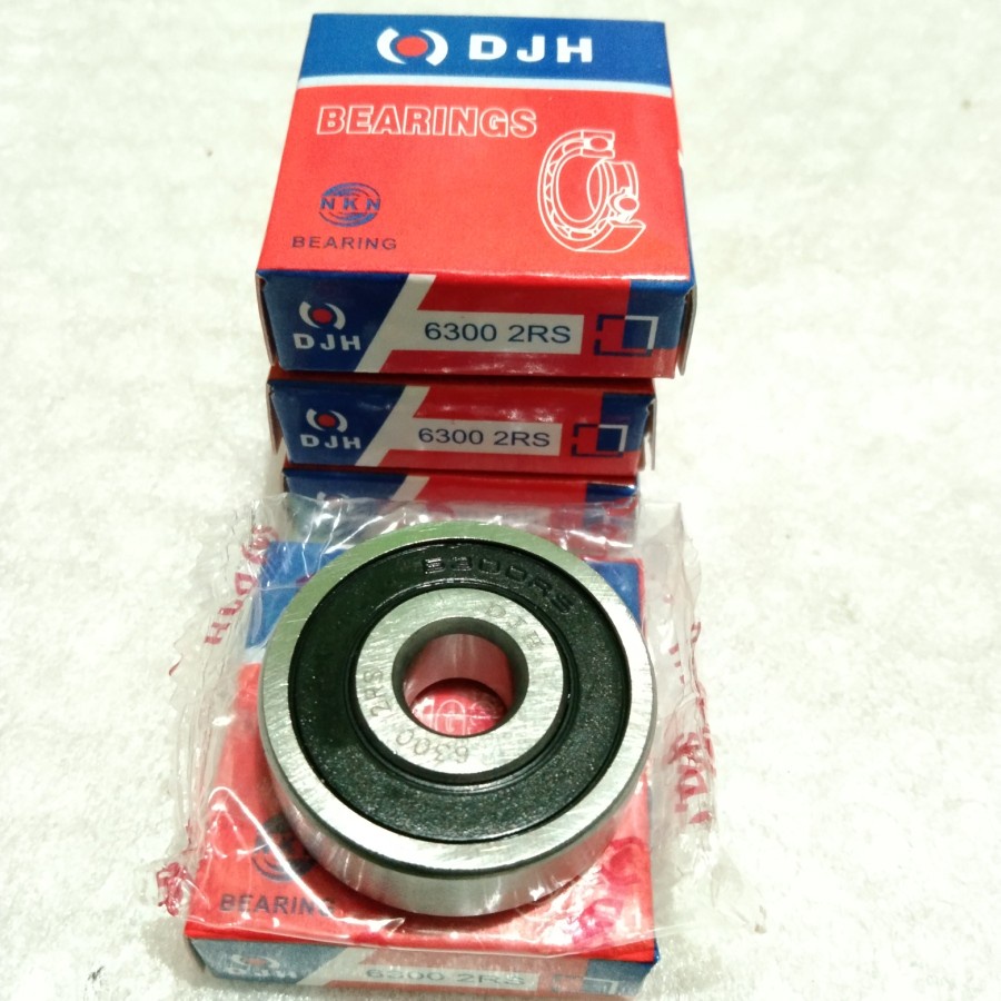 Bearing 6300 2rs DJH tutup karet