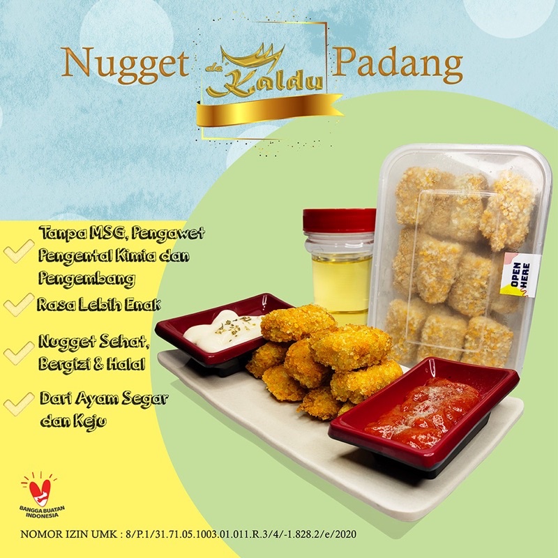 

Frozen Homemade Nugget Ayam tanpa MSG/Mecin, dan tana pengawet