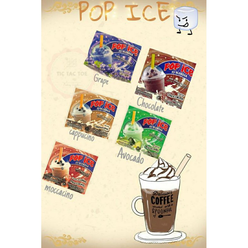 Pop ice All variant renteng @10sachet