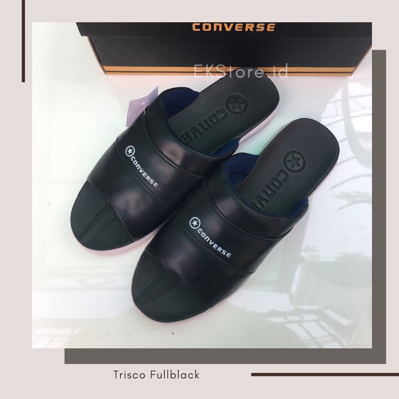 Sandal Kasual Pria Sendal Selop Wanita Sendal Murah Distro Slide Converse Trisco EKStore