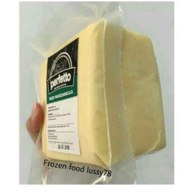 Keju Mozarella Perfetto|Mozarella cheese label asli lumer Halal