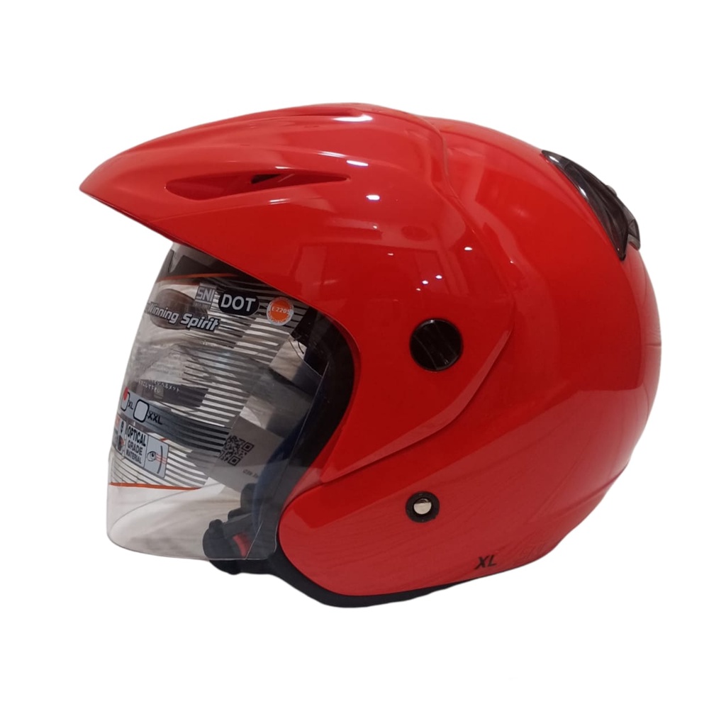 HELM INK CX 22 FIRE RED ORIGINAL HELM INK CX22 FIRE RED HELM INK TOPI ASLI ORI GARANSI SNI