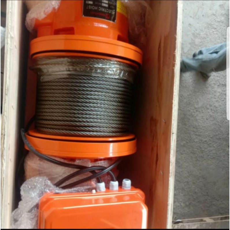 Electric Hoist Winch 2 Ton X 100 Meter Nagasaki