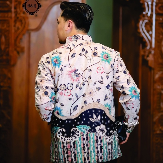 Baju Batik Pria Lengan Panjang Kemeja Batik Pria Batik Premium Kemeja Cowok Batik modern Baju Pria