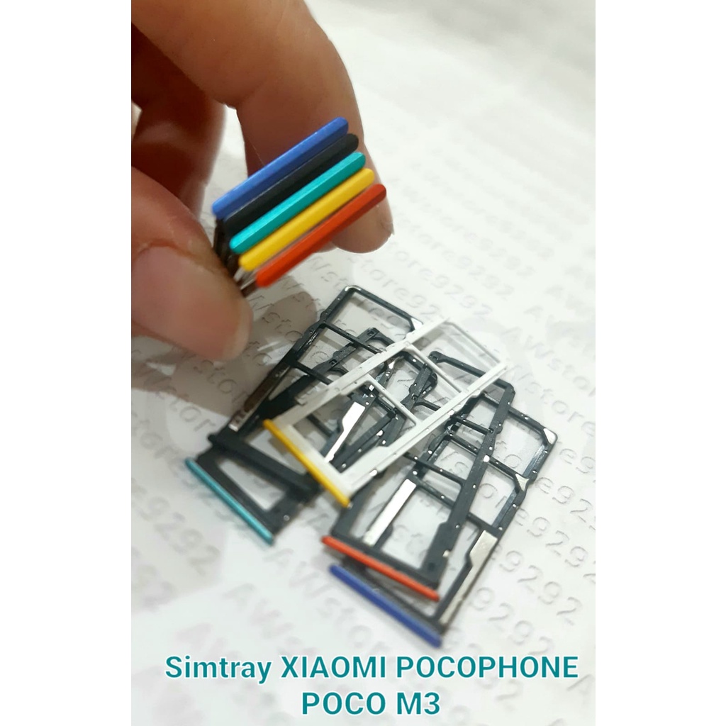 Slot Tempat Dudukan Kartu Simcard Sim Card Lock Simtray Sim Tray XIAOMI POCOPHONE POCO M3