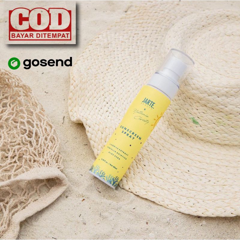 (Gosend/COD) JARTE Physical Sunscreen Spray Coral Friendly x Nathanie Cristy 30ml