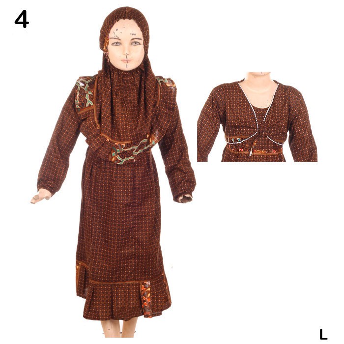 Gamis Anak Plus Jilbab Fadya