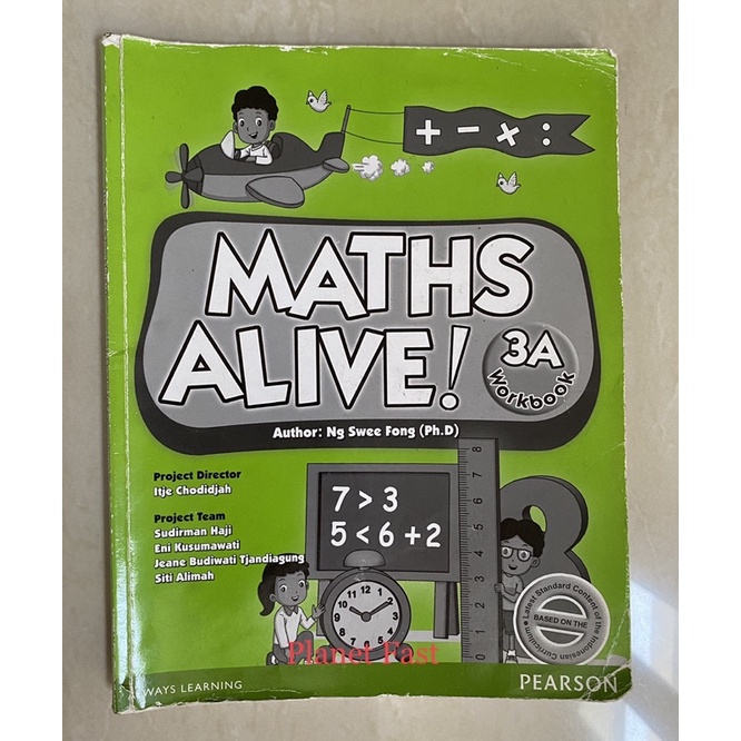 MATHS ALIVE WORK BOOK 3A 3B
