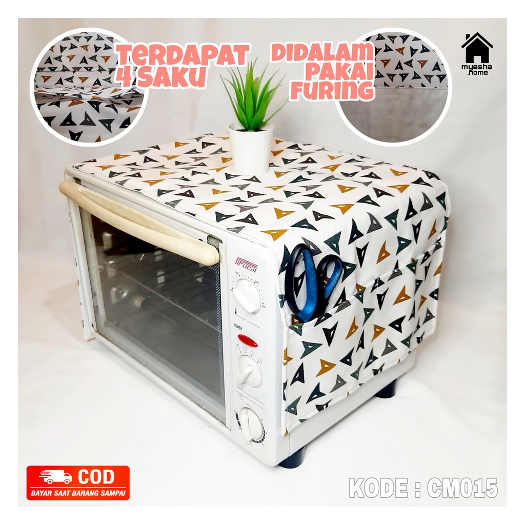 Cover Microwave Oven Sarung Microwave Oven Tempat Microwave Oven Motif Panah