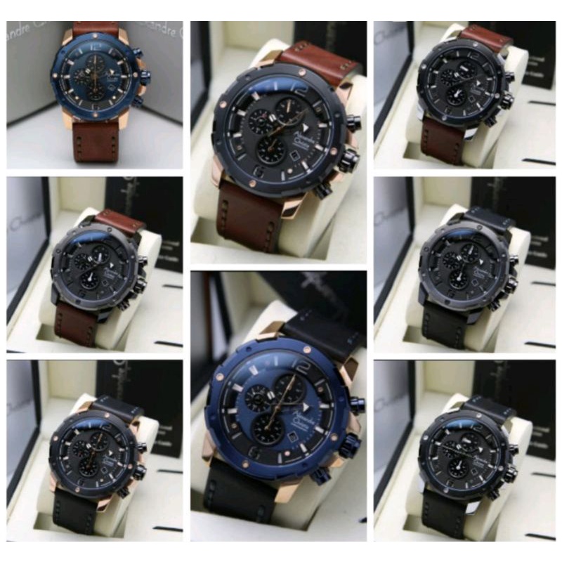 JAM TANGAN ALEXANDRE CHRISTIE 6410 PRIA ORIGINAL AC6410 PRIA KULIT AC KULIT 6410 ORIGINAL