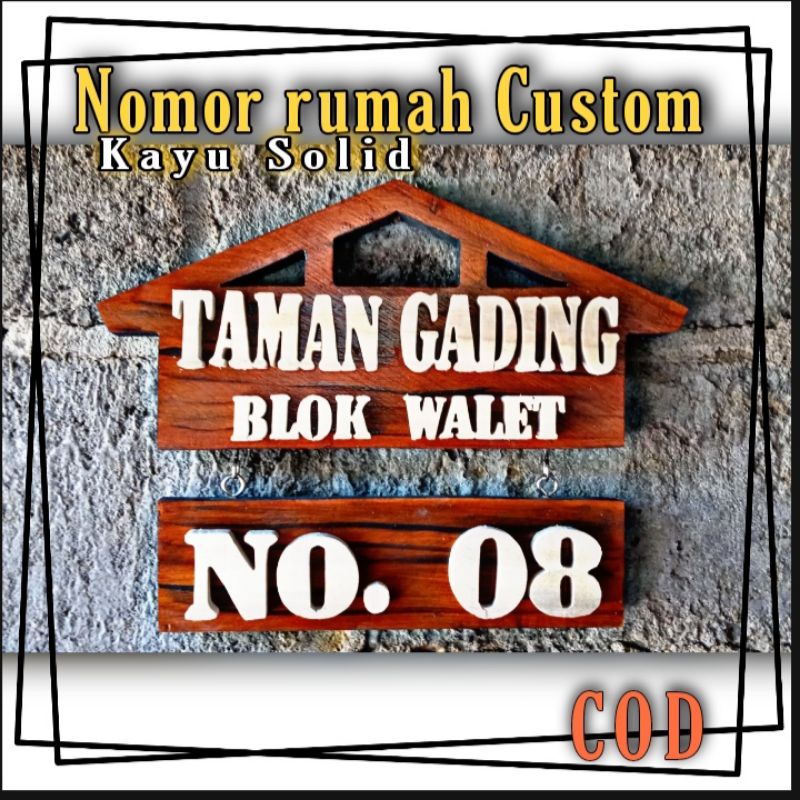 Nomor Rumah Unik Nomer rumah Kayu Papan Nomor Rumah Papan Rumah Minimalis Nomer rumah kayu
