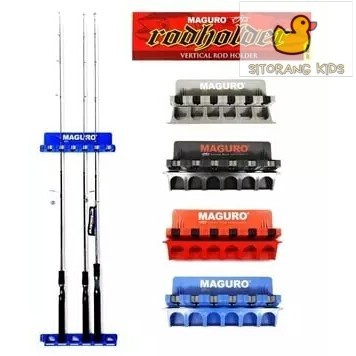 [Promo] Rak Dinding Joran Maguro Rod Holder Maguro Maguro Vertical Rod Holder