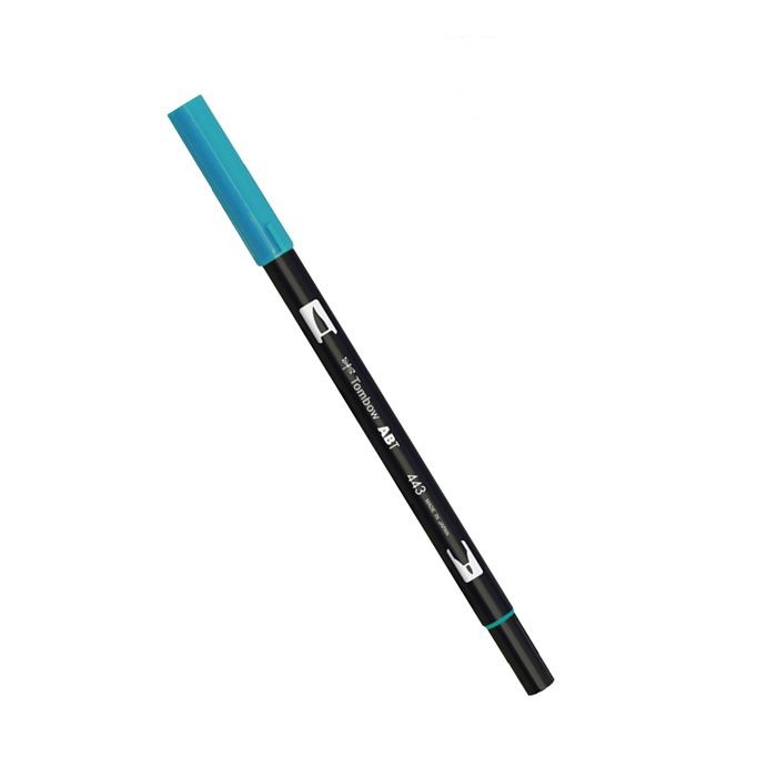

Tombow ABT Dual Brush Pen Turqoise 443 / Spidol Kuas Warna / Spidol Dual Tip Brush dan Spidol