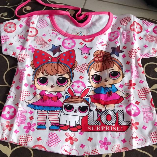 Setelan baju tidur anak lol