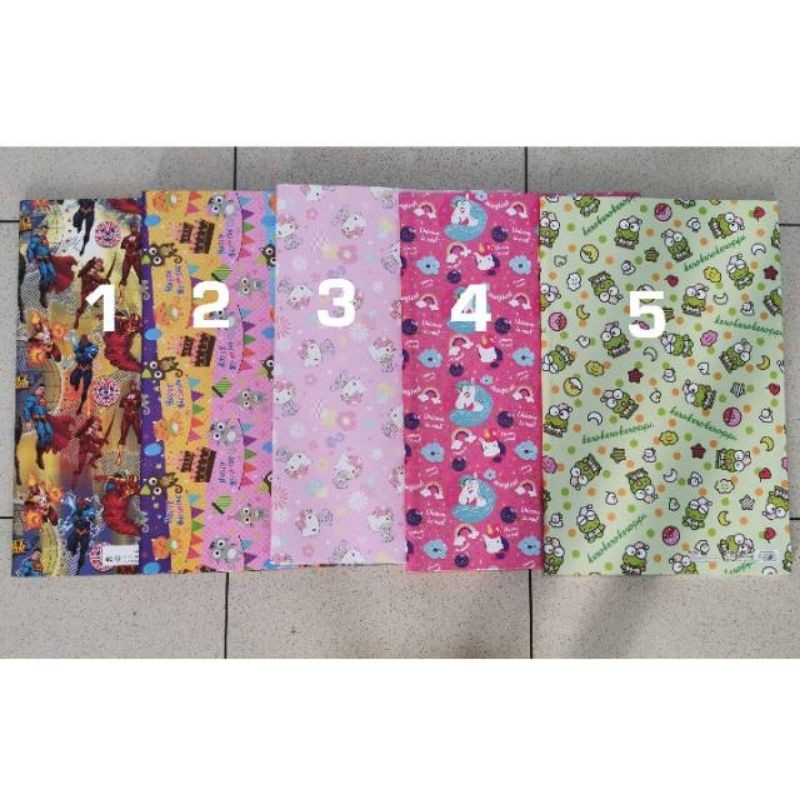 

Kertas Kado Paper Wrap Gift Wrap Animal Cute Car Unicorn Birthday