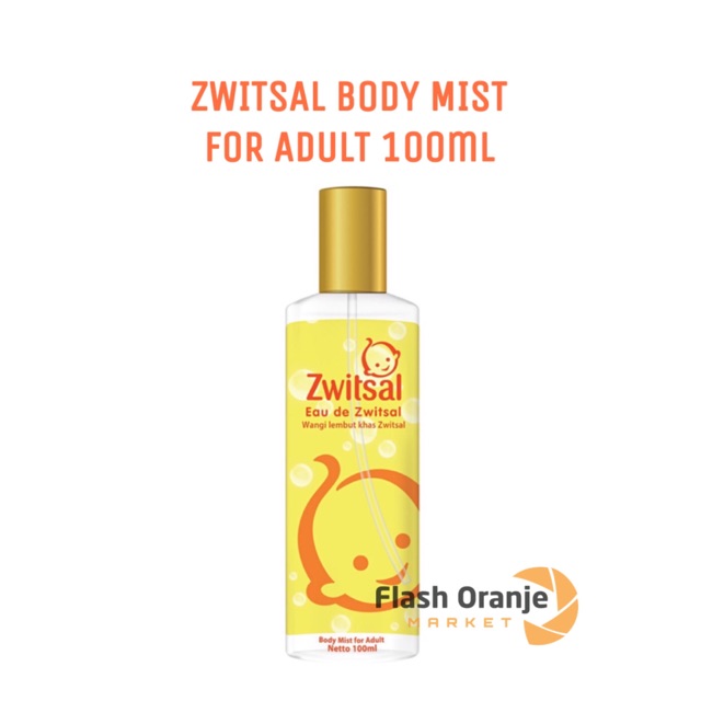 zwitsal eau de toilette body mist 100ml