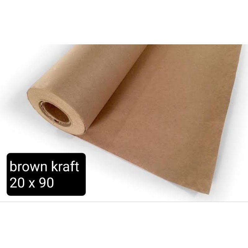 

brown kraft paper I 20 x 90 cm I per piece