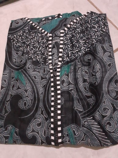 [ Terbaru ] Atasan Batik Wanita Kerja Kantor Ori Shabirah Batiksolo Blouse Blusebatik Batikmodern M