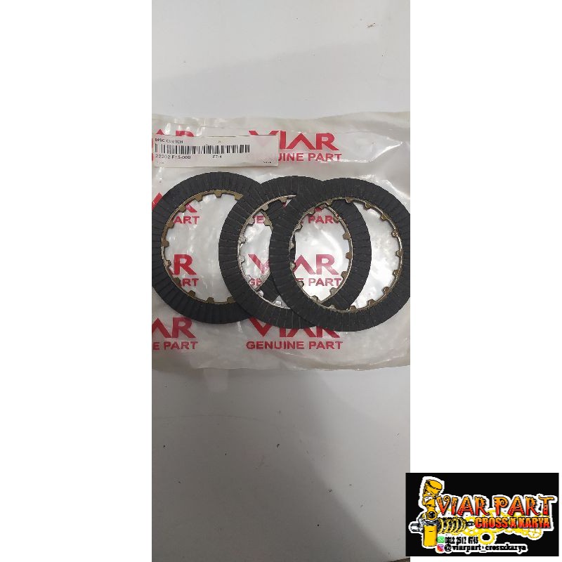 sparepart viar kampas kopling viar cross 150 sf