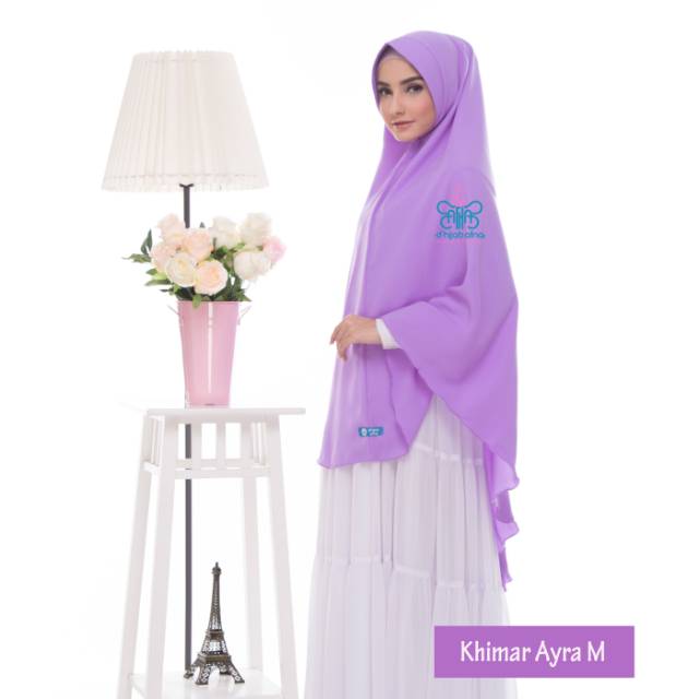 Aufa Khimar Ayra M - Jilbab Hijab Khimar Pet Antem Wolfis by Afna