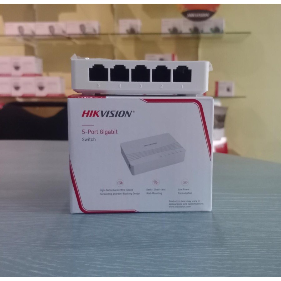 SWITCH HUB HIKVISION DS-3E0505D-E / 5 PORT