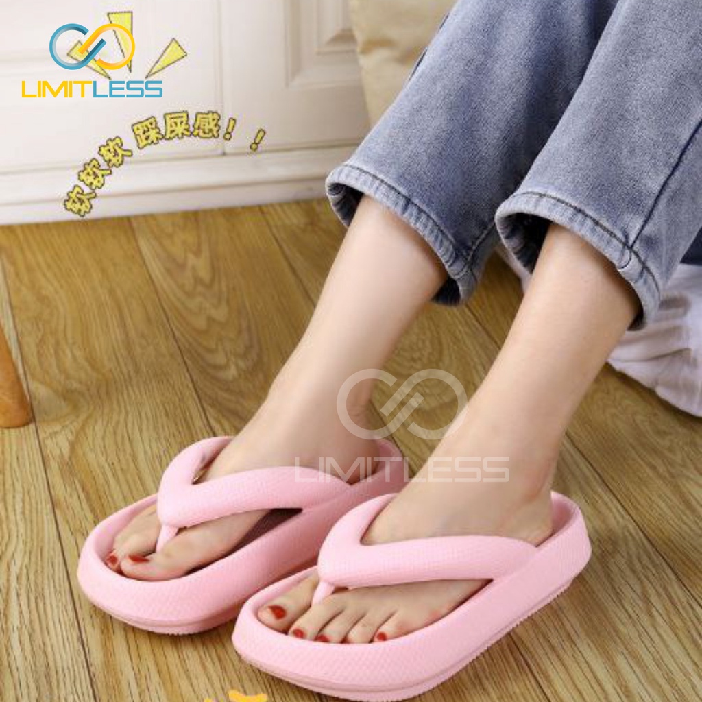 Sendal Japit Wanita Trendy Nyaman Ringan Indoor Outdoor Sandal Jepit Cewek Korea Kekinian Terbaru