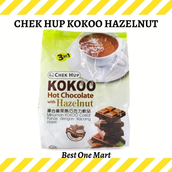 

MINUM-SIAP-DRINK-TO-READY- KOKOO HOT CHOCOLATE DRINK 3 IN 1 HAZELNUT / CHEK HUP / CHECK HUP -READY-