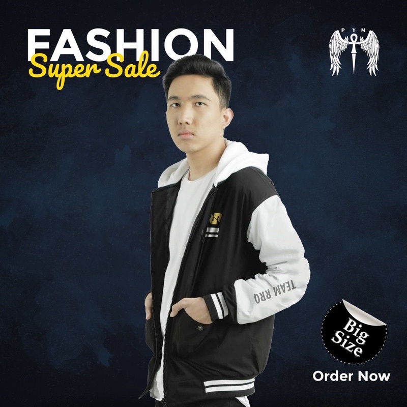 JAKET RRQ HOSHI TERBARU HOODIE MOBILE LEGEND EVOS ONIC