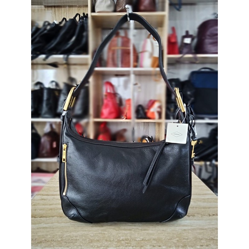 SOLD F Hannah Hobo Black