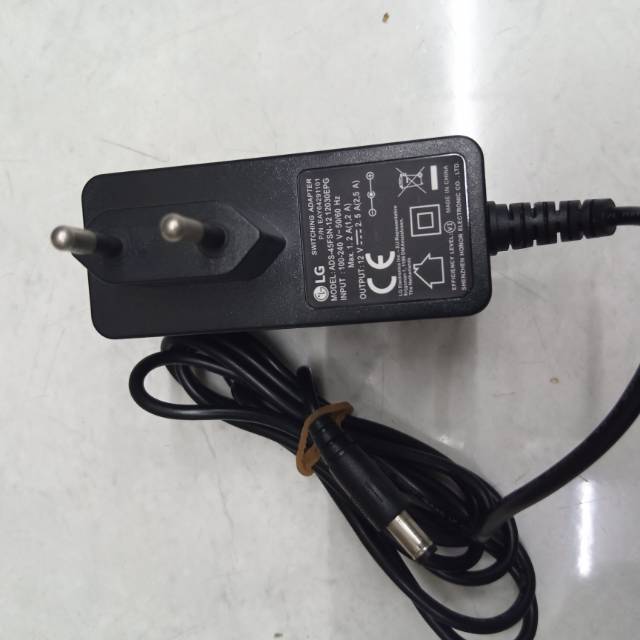 Adaptor LG 12v~2,5a murni